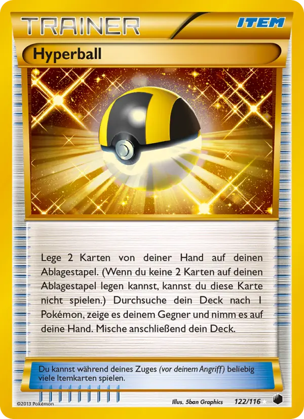 Hyperball Pokemon card