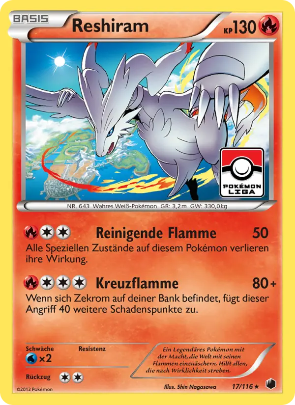 Reshiram card image