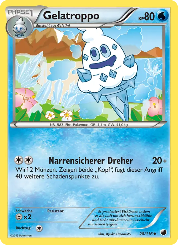 Gelatroppo Pokemon card