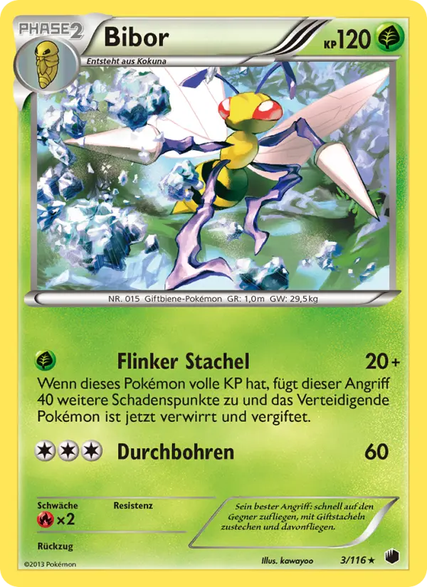 Bibor Pokemon card