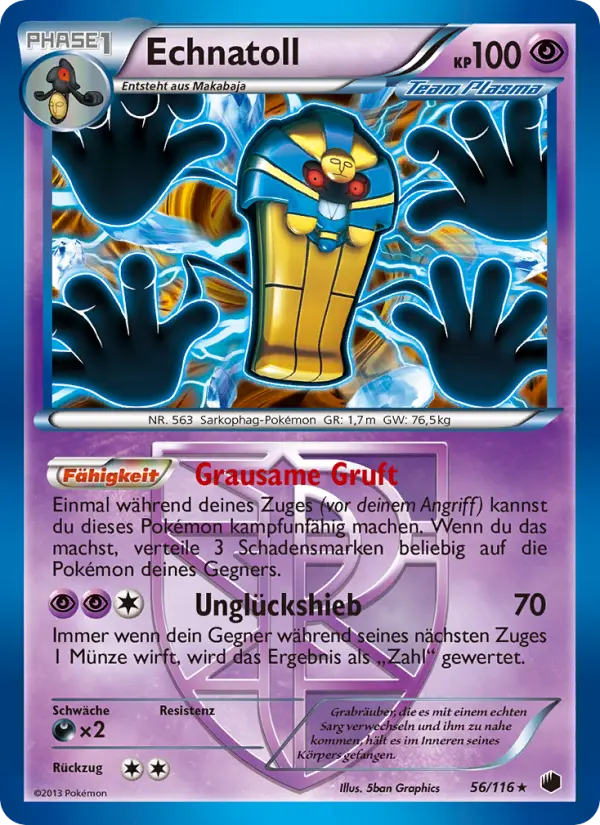 Echnatoll Pokemon card