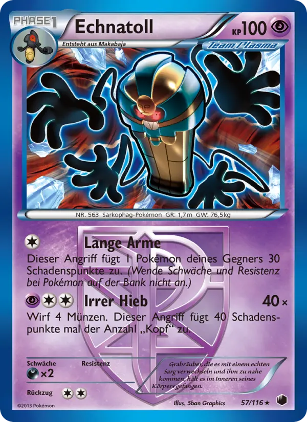 Echnatoll Pokemon card