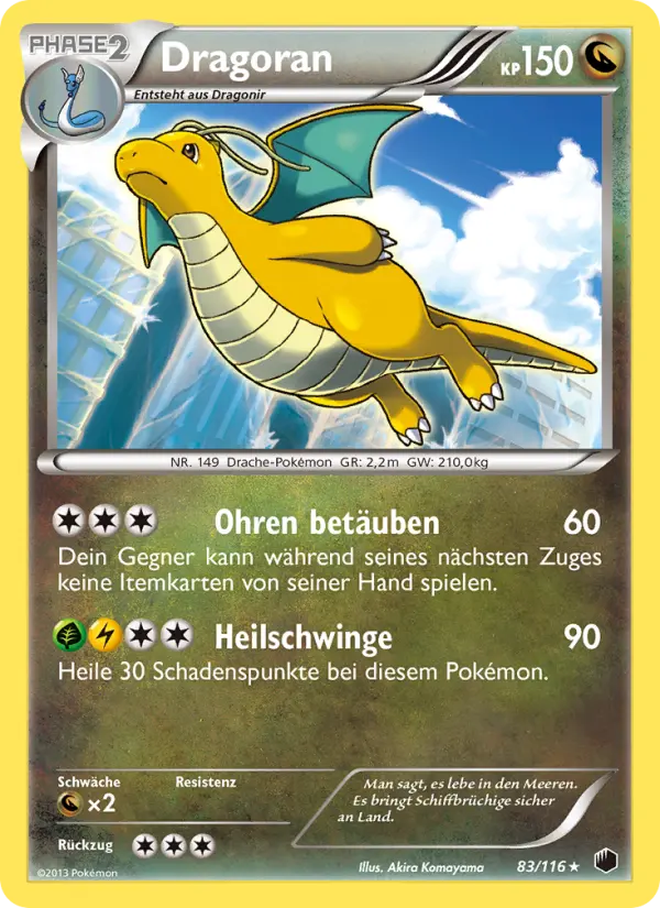 Dragoran Pokemon card