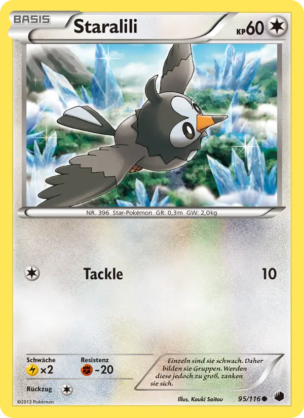 Staralili Pokemon card