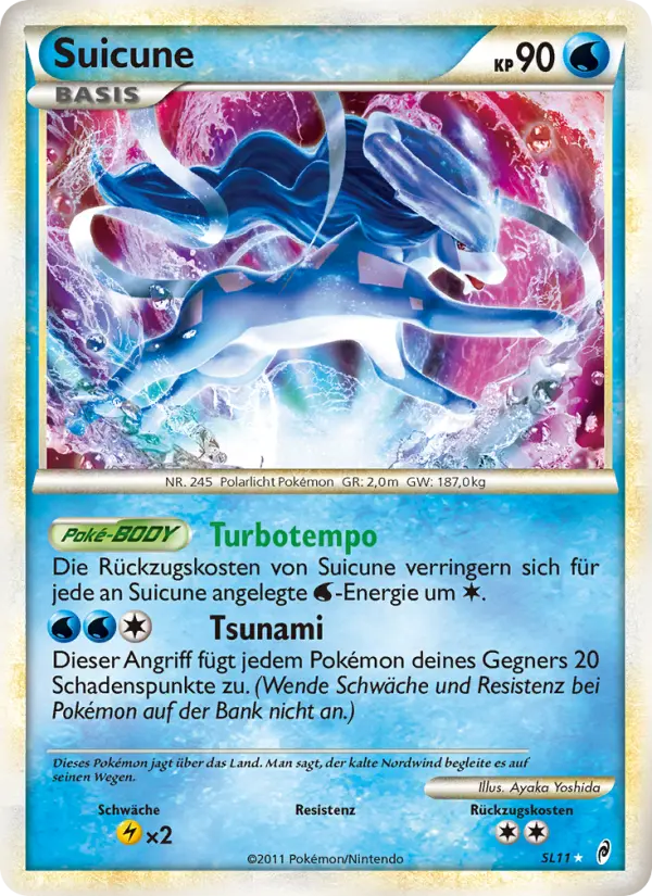 Suicune card image
