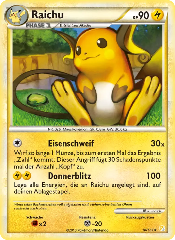 Raichu card image