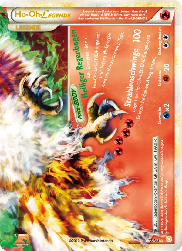 Ho-Oh LEGENDE card image