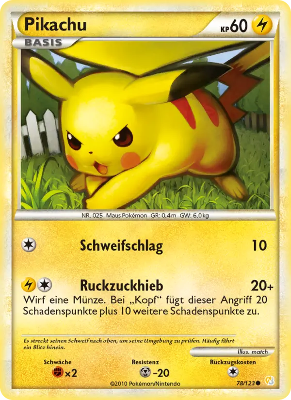 Pikachu card image