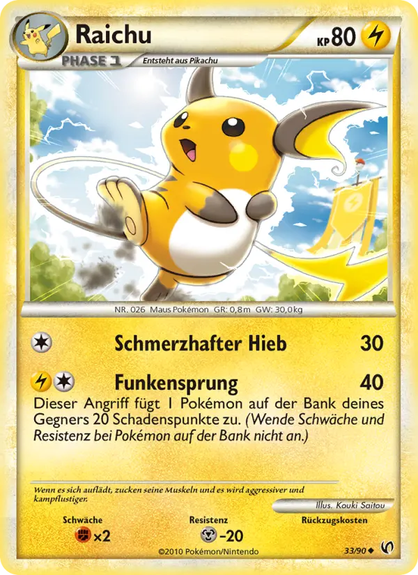 Raichu card image