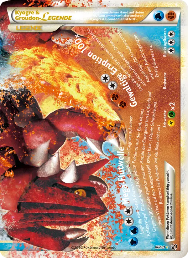 Kyogre & Groudon LEGEND (German)