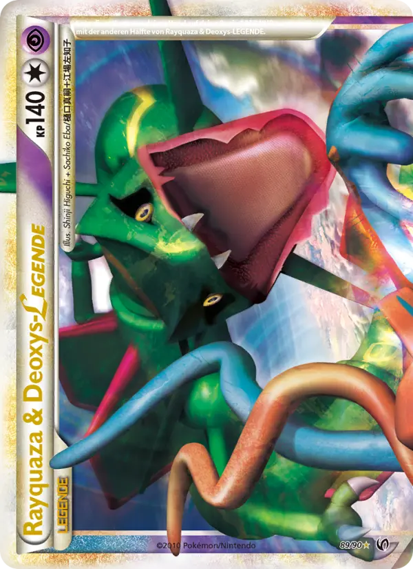Rayquaza & Deoxys LEGEND (German)
