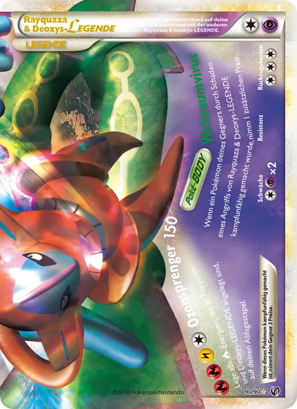 Rayquaza & Deoxys LEGEND (German)