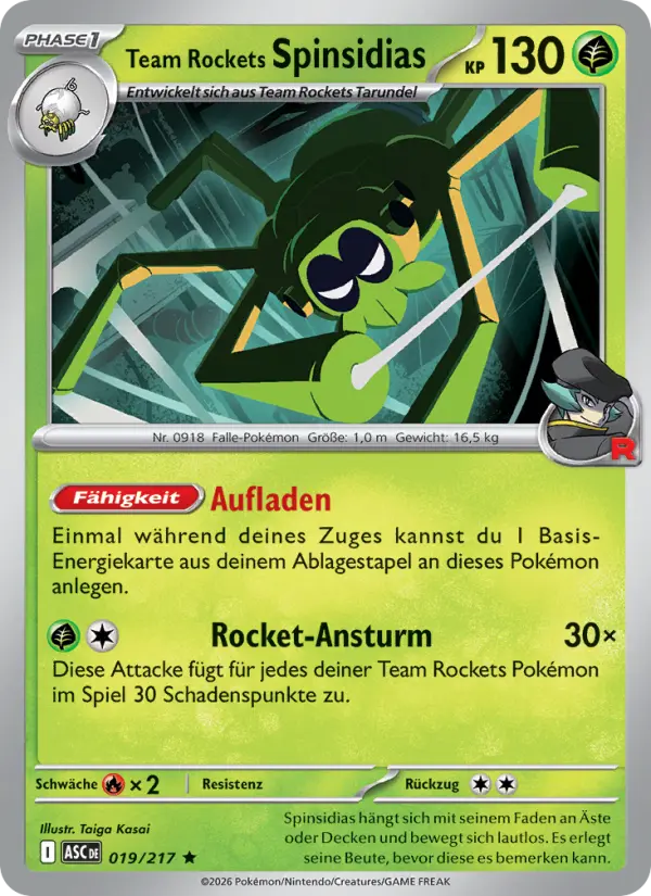 Team Rockets Spinsidias card image