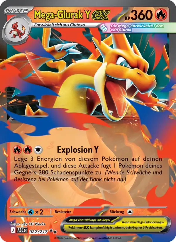 Mega-Glurak Y-ex card image