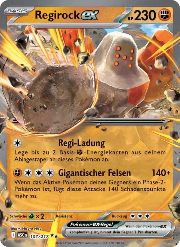 Regirock-ex card image
