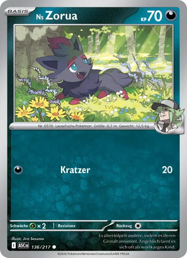 Ns Zorua card image
