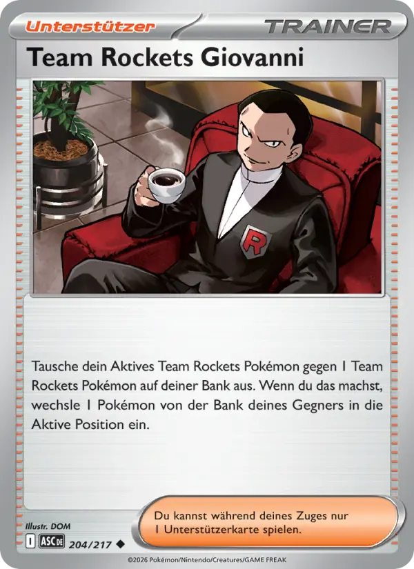 Team Rockets Giovanni card image