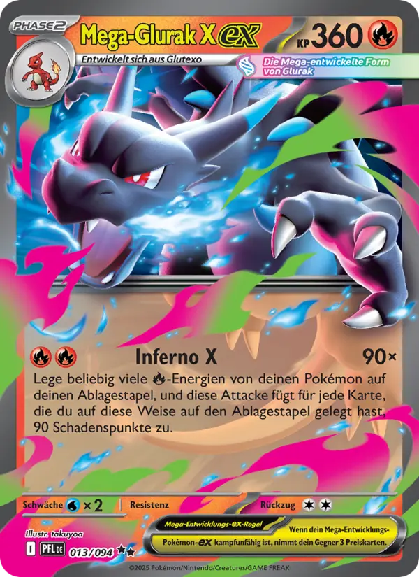 Mega Charizard X ex (German)