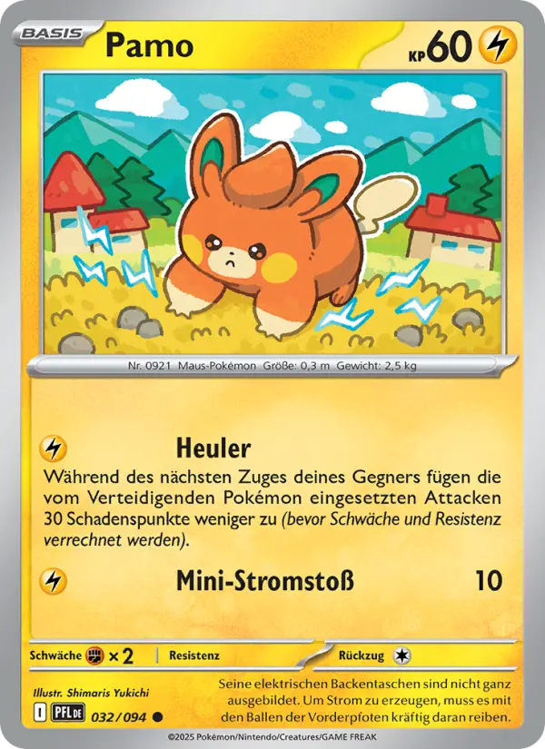 Pamo Pokemon card
