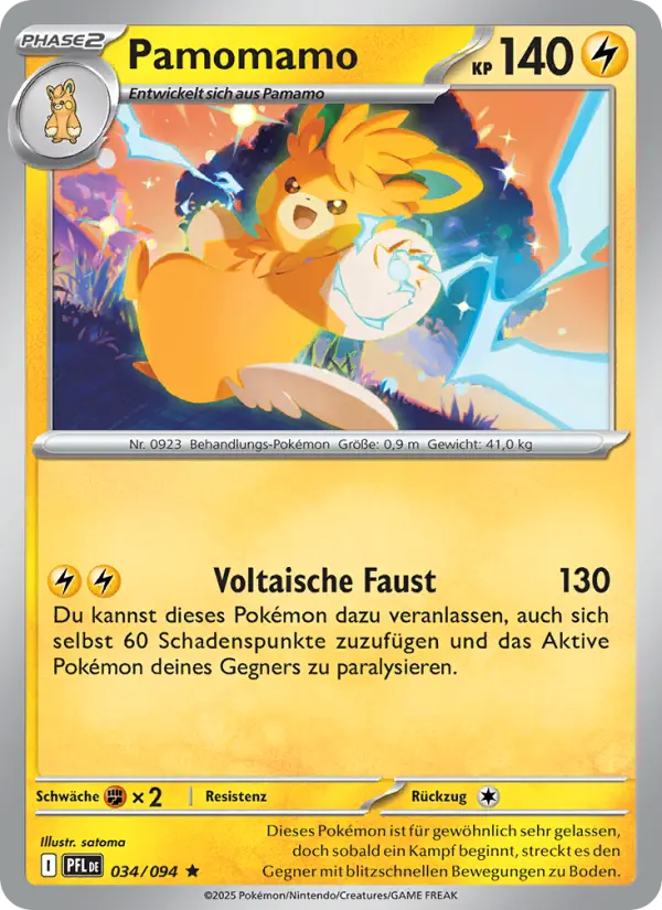 Pamomamo Pokemon card