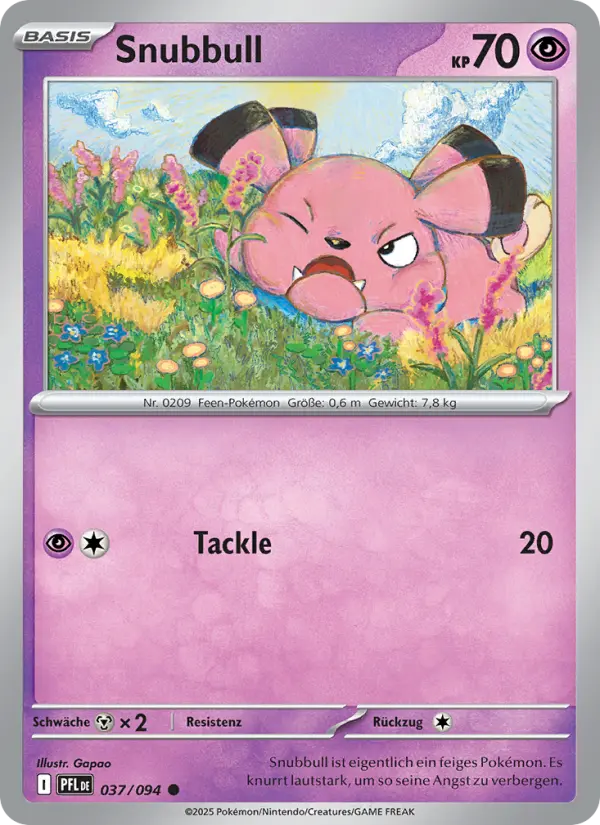 Snubbull Pokemon card