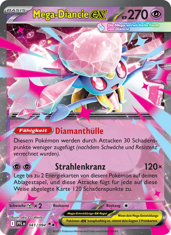Mega-Diancie-ex Pokemon card