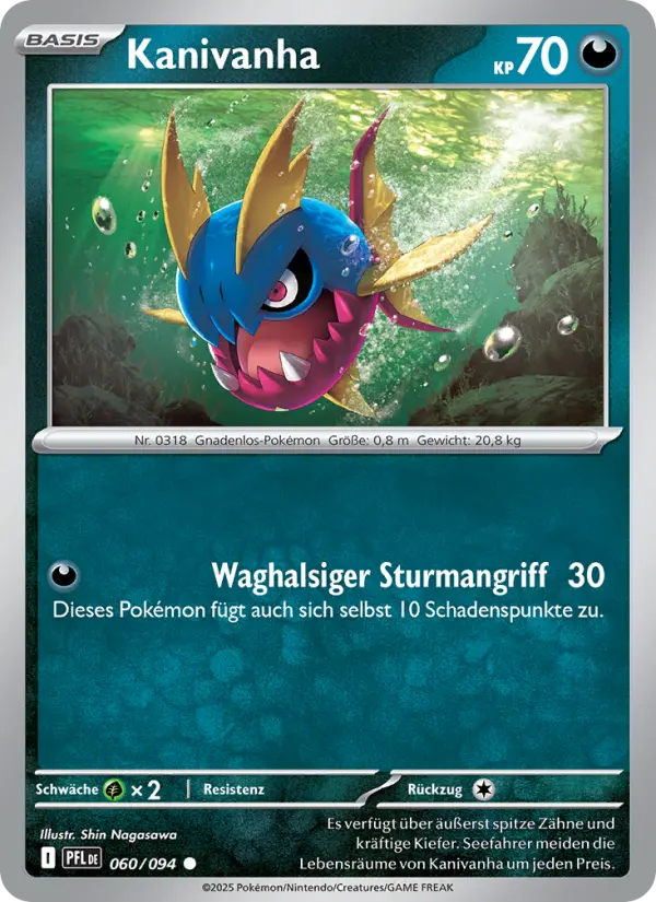 Kanivanha Pokemon card