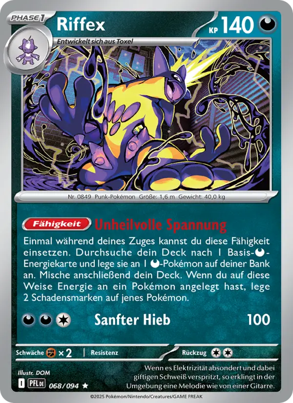 Riffex Pokemon card