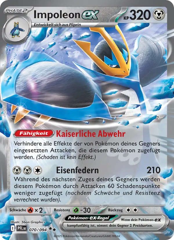 Impoleon-ex Pokemon card