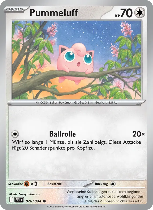 Pummeluff Pokemon card