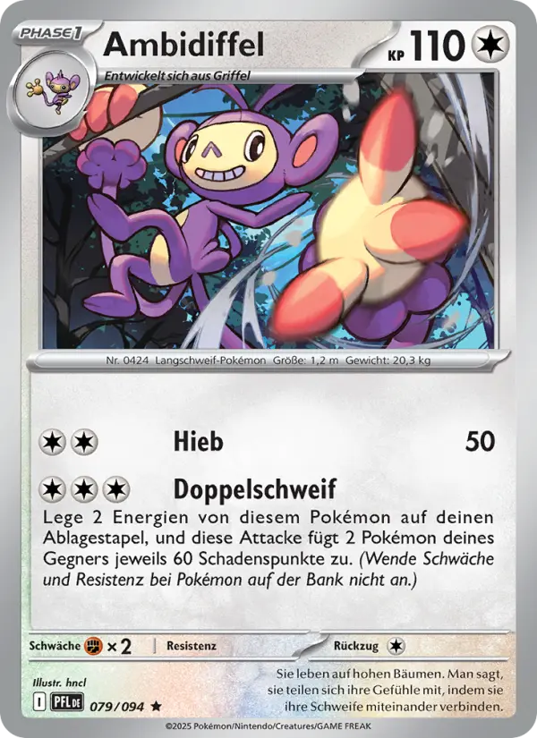 Ambidiffel Pokemon card