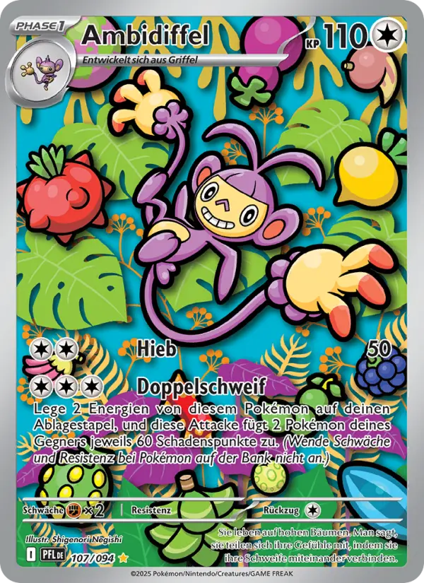 Ambidiffel Pokemon card