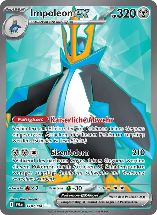 Impoleon-ex Pokemon card