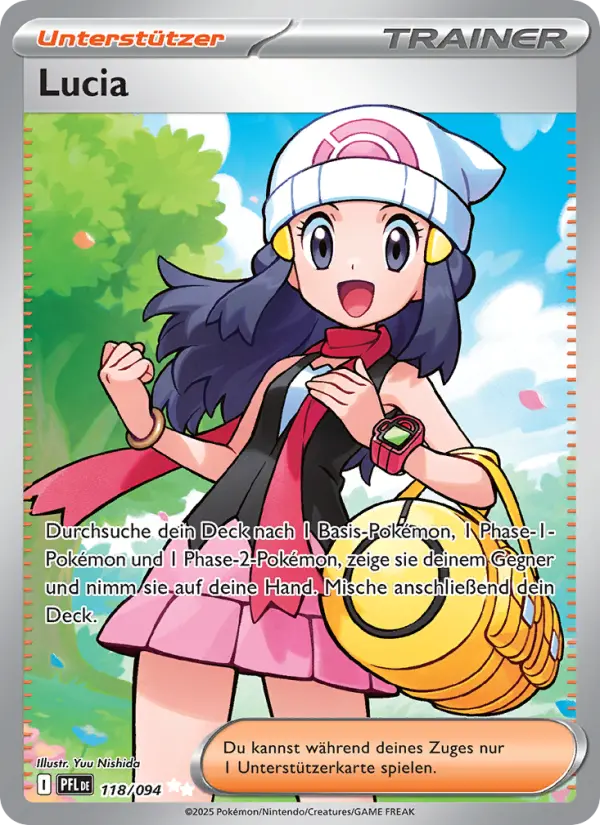 Lucia Pokemon card