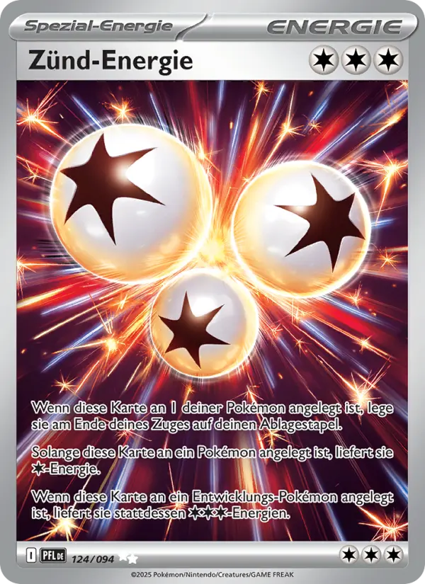 Zünd-Energie Pokemon card