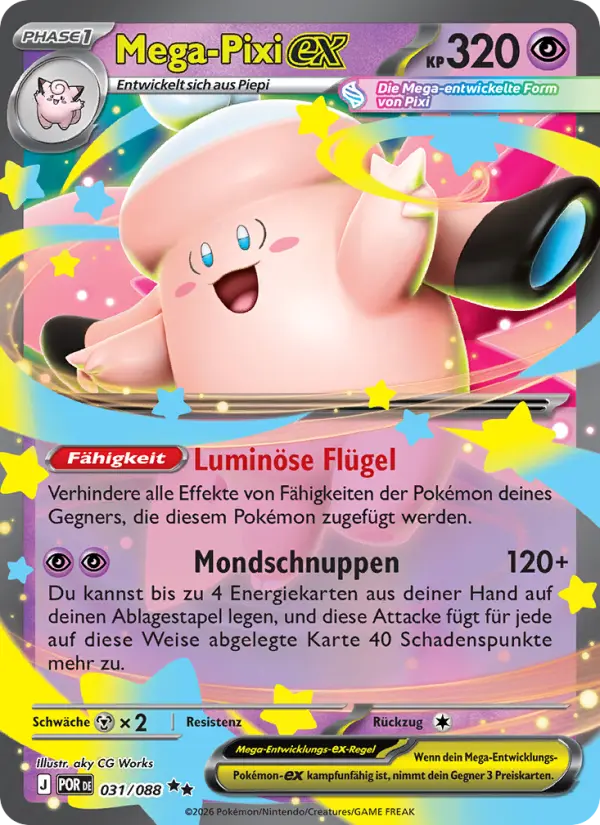 Mega Clefable ex (German)