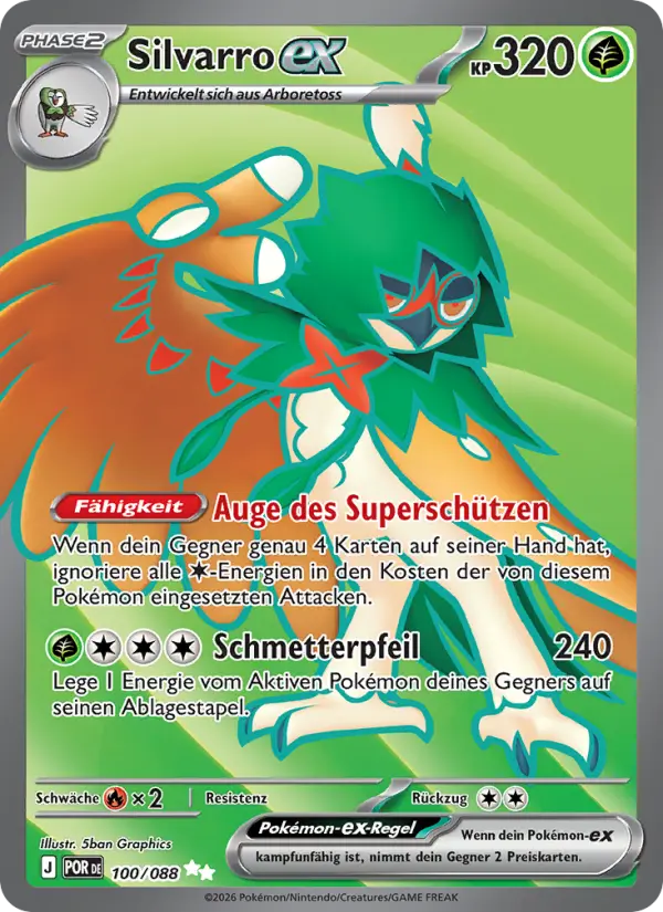 Decidueye ex (German)