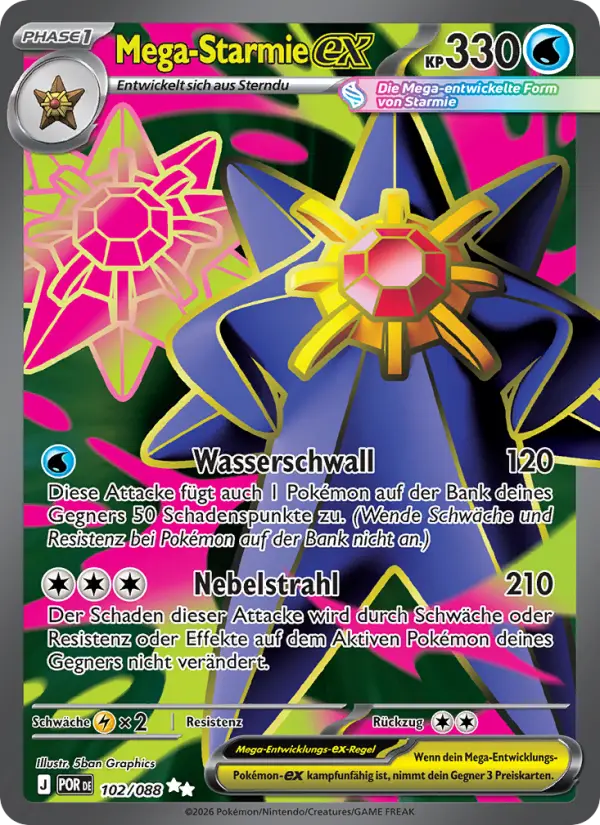 Mega Starmie ex (German)