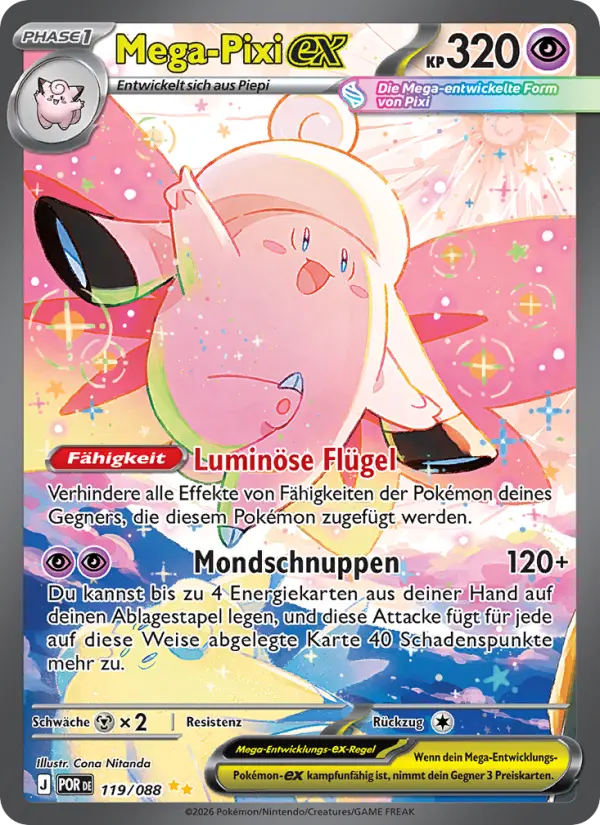 Mega Clefable ex (German)