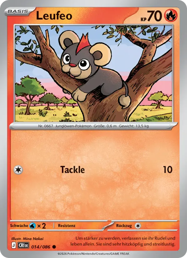 Leufeo Pokemon card
