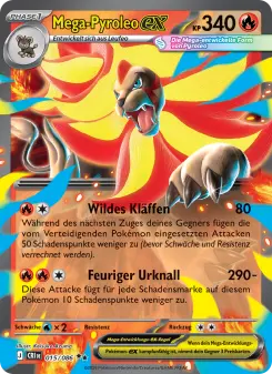 Mega-Pyroleo-ex – Wachsendes Chaos Nr. 015