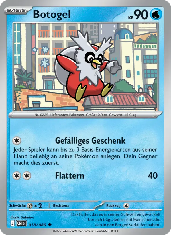 Botogel Pokemon card