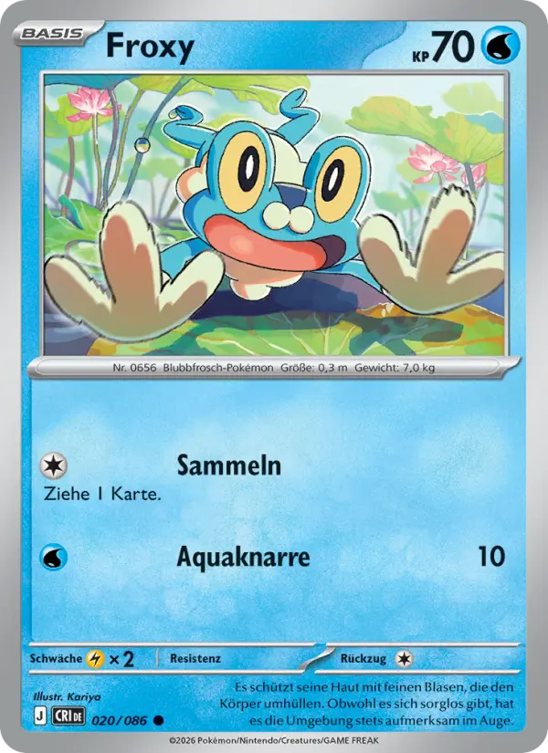 Froxy Pokemon card