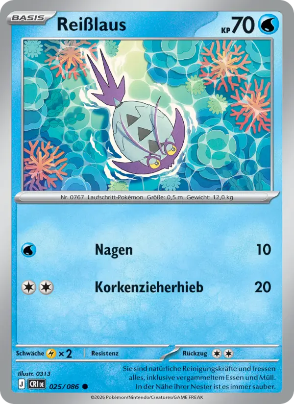 Reißlaus Pokemon card