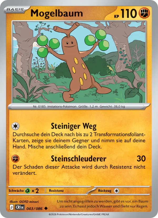 Mogelbaum Pokemon card