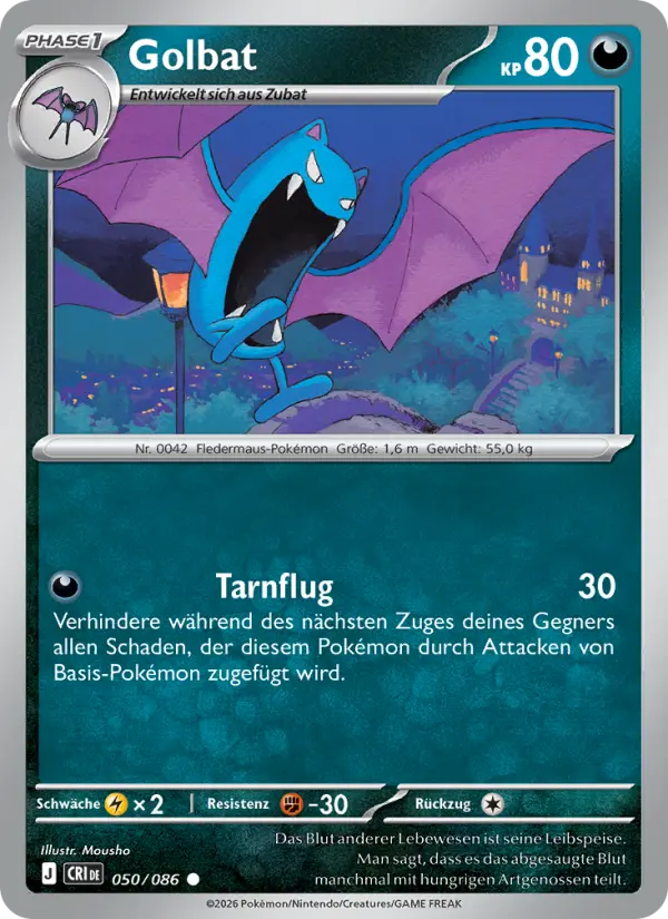Golbat Pokemon card