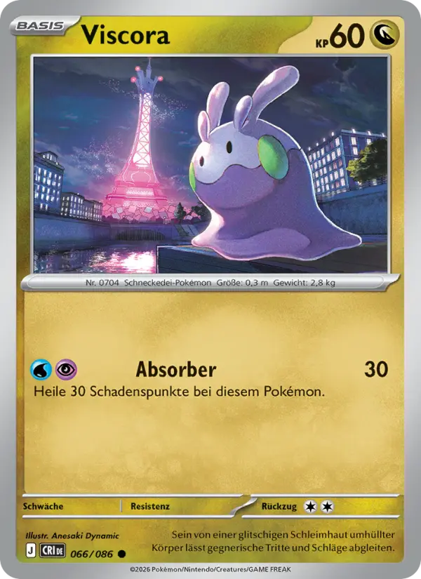 Viscora Pokemon card