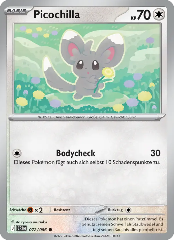 Picochilla Pokemon card