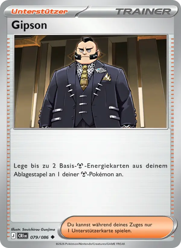 Gipson Pokemon card