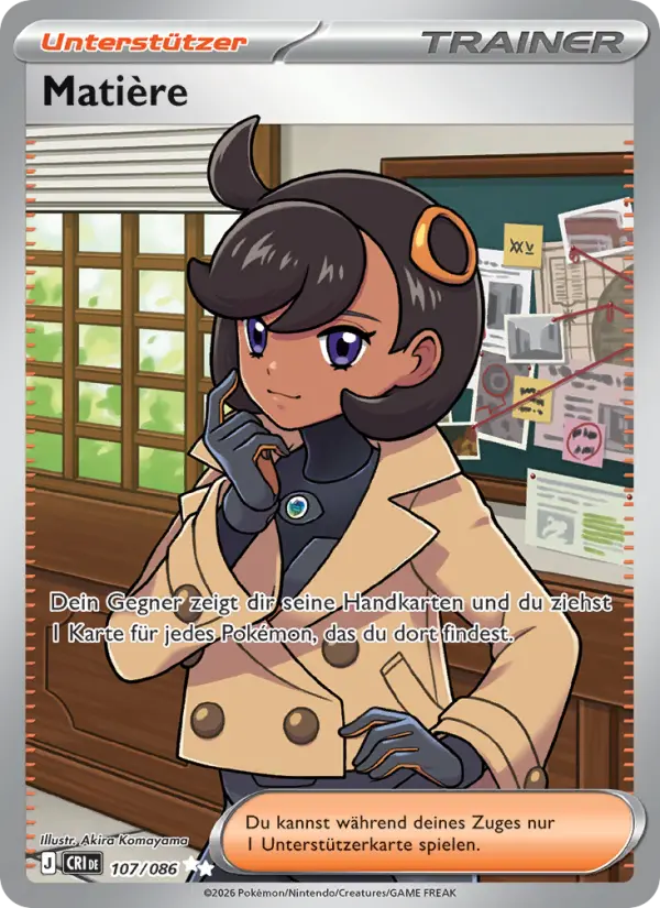 Matière Pokemon card